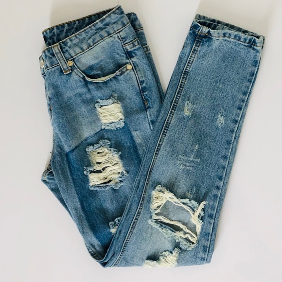 tractor Jeans Tractor Jeans Shredded Holes 0 Cotton Poshmark